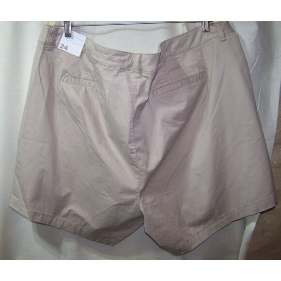 Lane Bryant Shorts Plus Size 24 Tan Khaki NWT - Picture 3 of 8